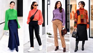 20 Crochet Mock Neck Sweater Outfit Ideas for Cozy Layers