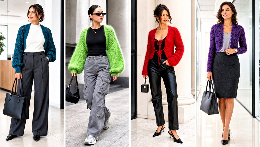 20 Crochet Mohair Bolero Outfit Ideas for Date Nights