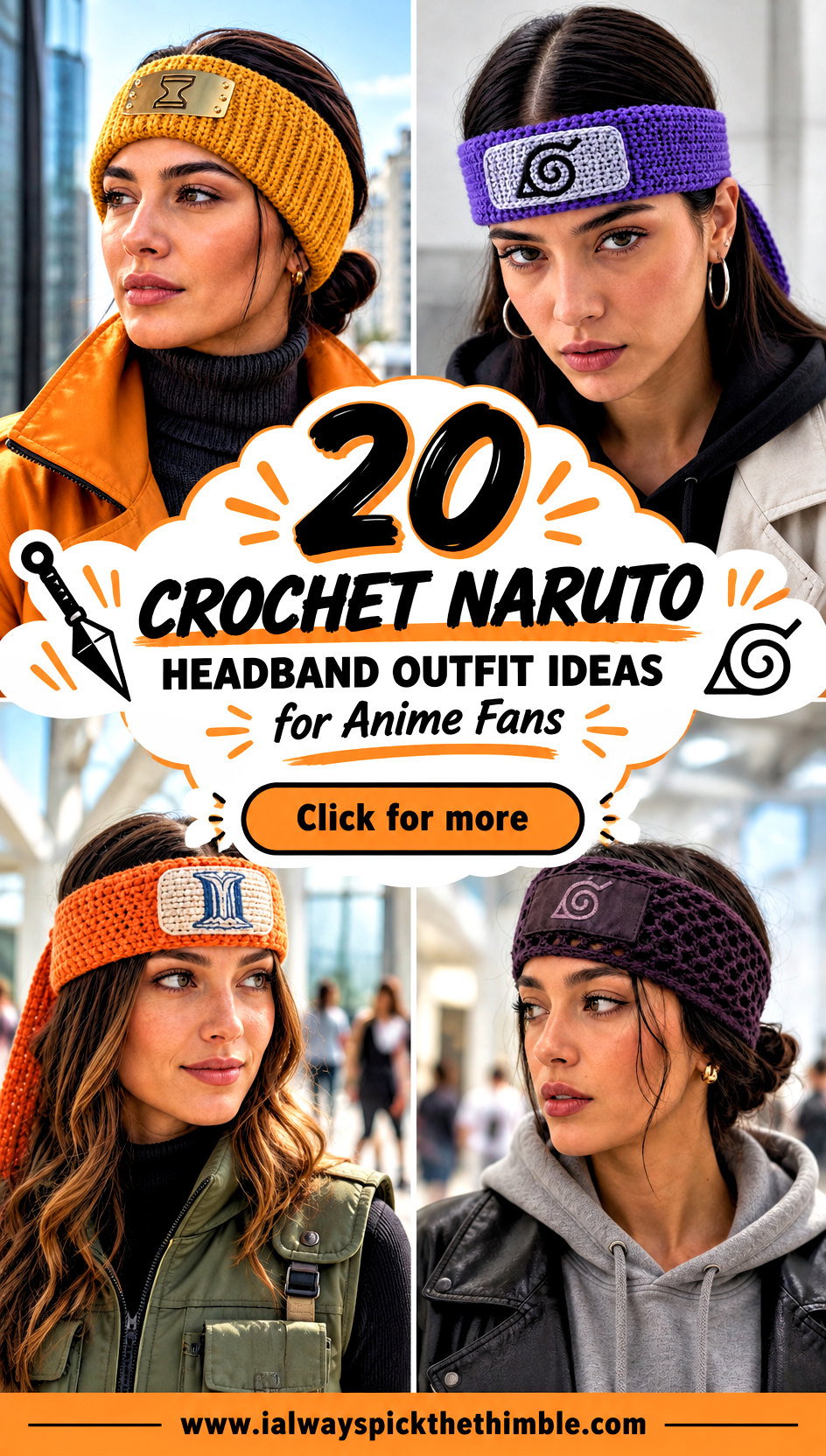 20 Crochet Naruto Headband Outfit Ideas for Anime Fans - 20 Crochet Naruto Headband Outfit Ideas for Anime Fans