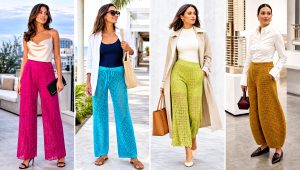 20 Crochet Pant Outfit Ideas for Relaxed Summer Style