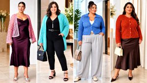 20 Crochet Plus Size Cardigan Outfit Ideas for Cozy Days