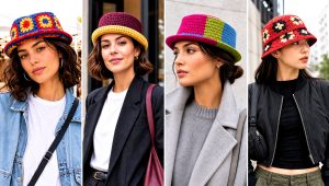 20 Crochet Pork Pie Hat Outfit Ideas With Vintage Flair