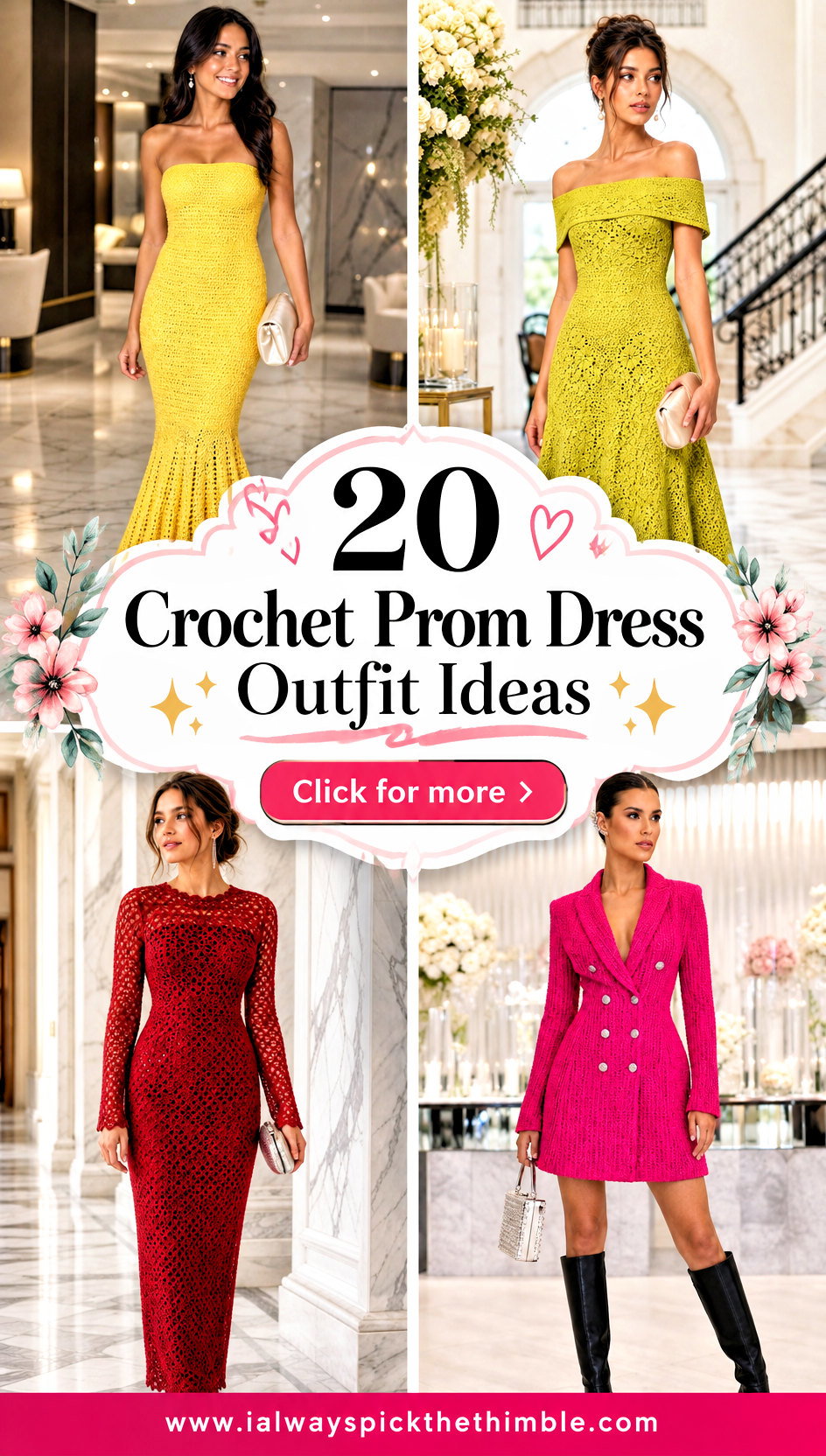 20 Crochet Prom Dress Outfit Ideas for a Romantic Night - 20 Crochet Prom Dress Outfit Ideas for a Romantic Night