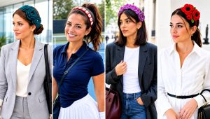 20 Crochet Puff Flower Headband Outfit Ideas for Spring
