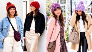 20 Crochet Puff Stitch Beanie Outfit Ideas for Cold Mornings