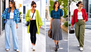 20 Crochet Puffy Sleeve Cardigan Outfit Ideas for Brunch