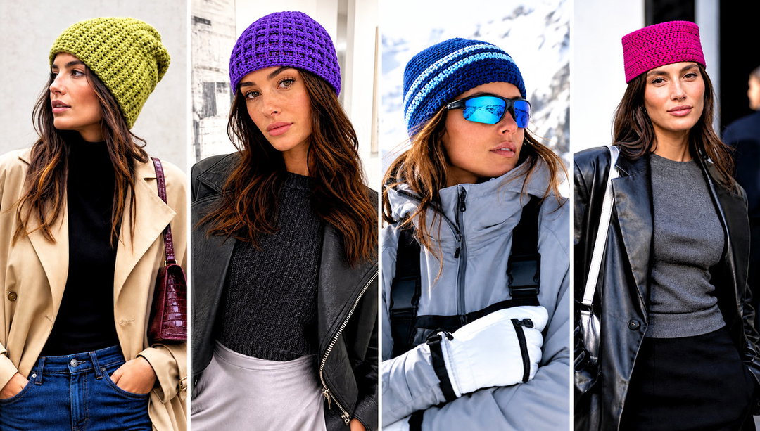 20 Crochet Rectangle Beanie Outfit Ideas for Cozy Walks