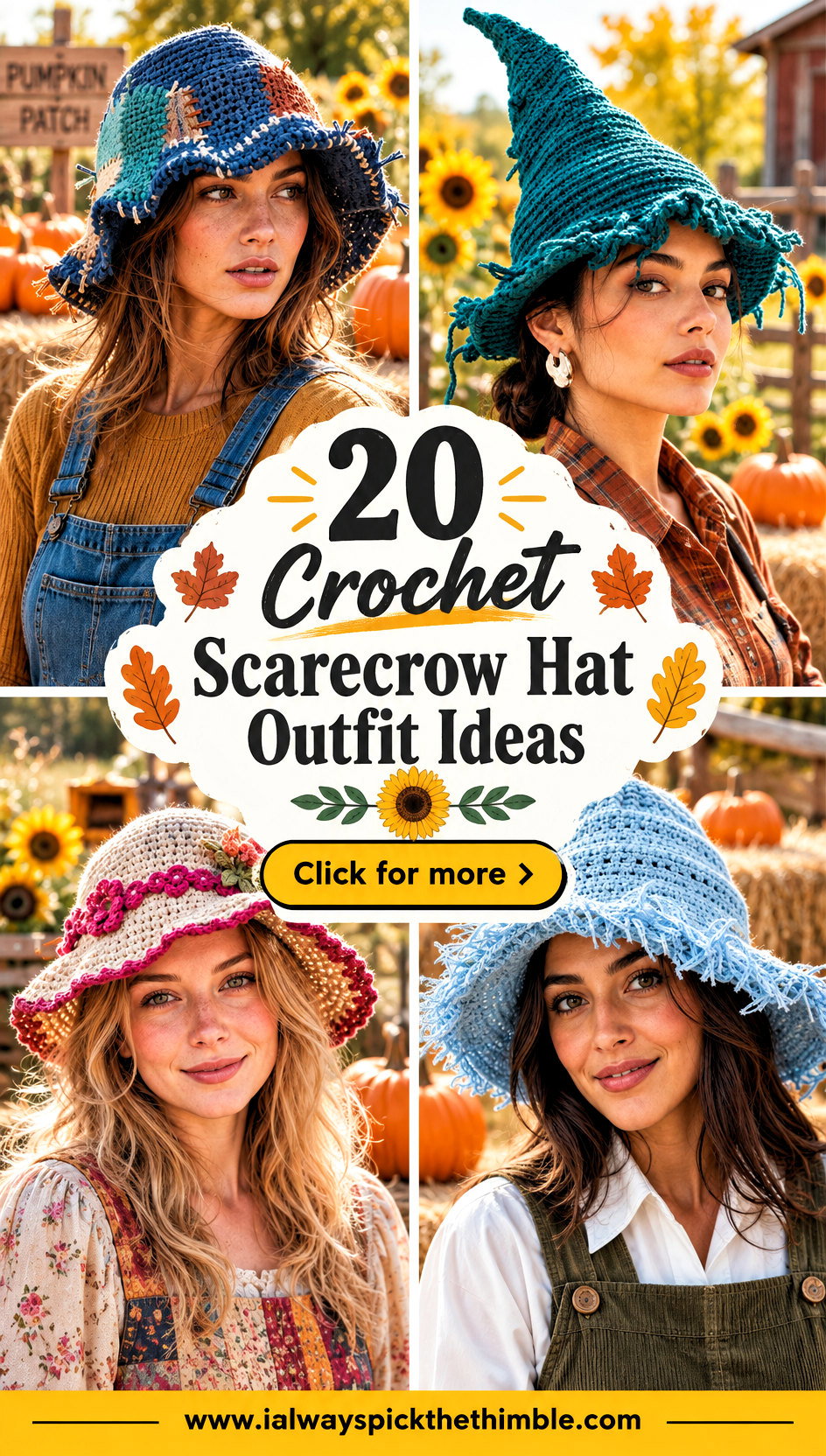 20 Crochet Scarecrow Hat Outfit Ideas for Harvest Parties - 20 Crochet Scarecrow Hat Outfit Ideas for Harvest Parties