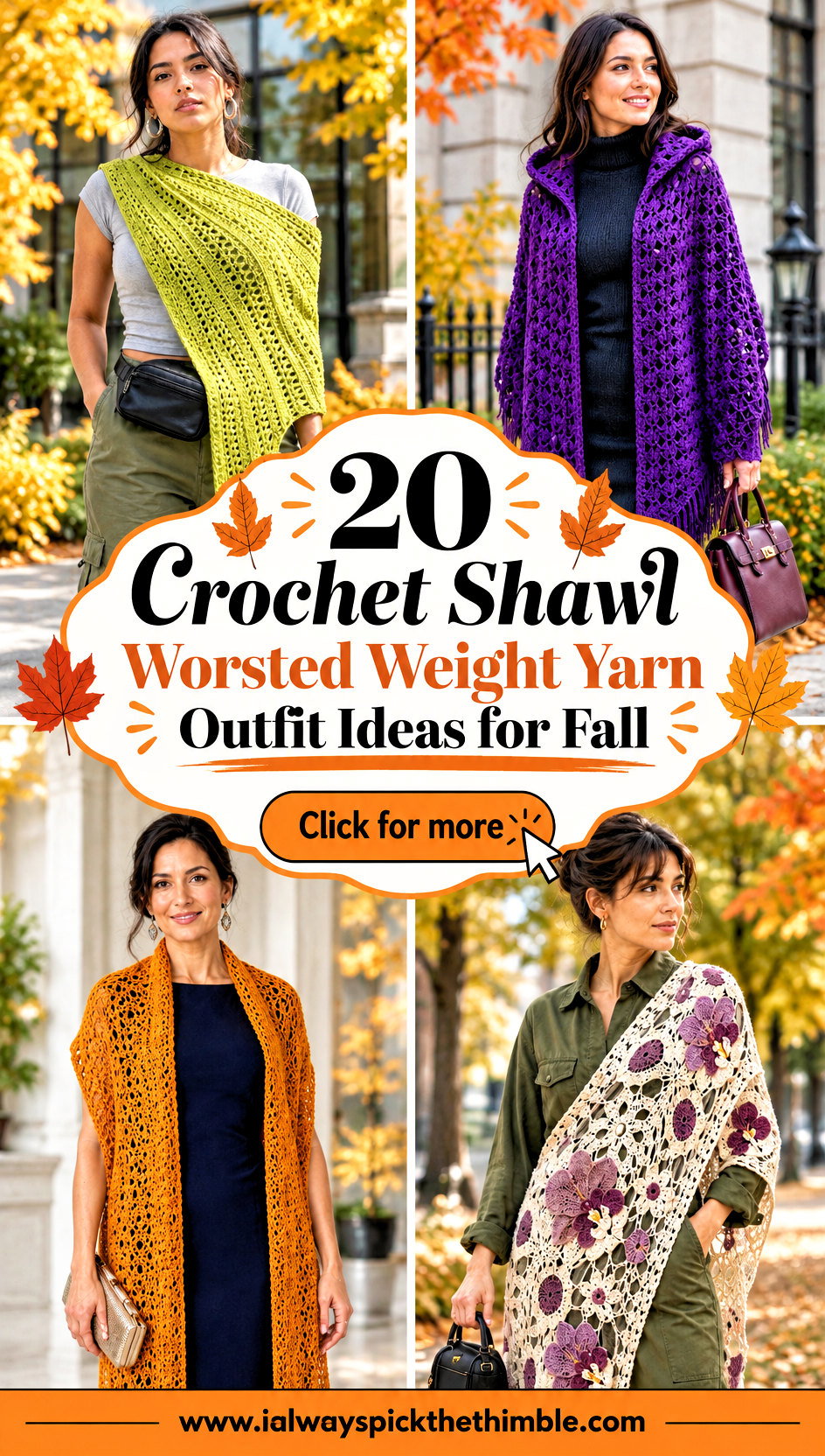 20 Crochet Shawl Worsted Weight Yarn Outfit Ideas for Fall - 20 Crochet Shawl Worsted Weight Yarn Outfit Ideas for Fall