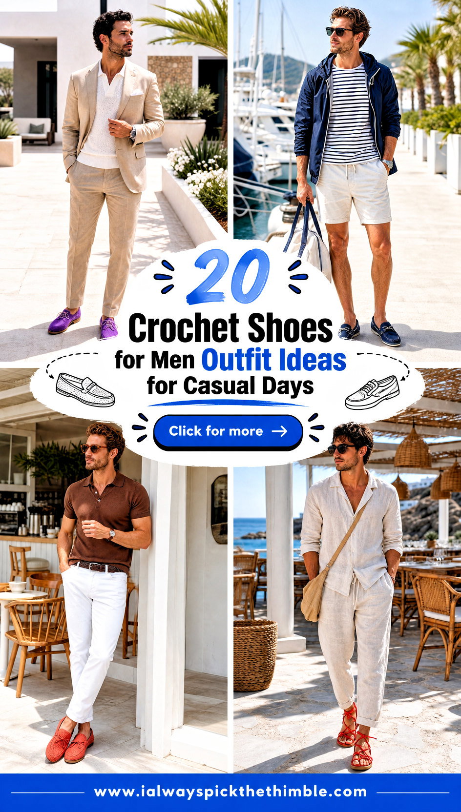 20 Crochet Shoes for Men Outfit Ideas for Casual Days - 20 Crochet Shoes for Men Outfit Ideas for Casual Days