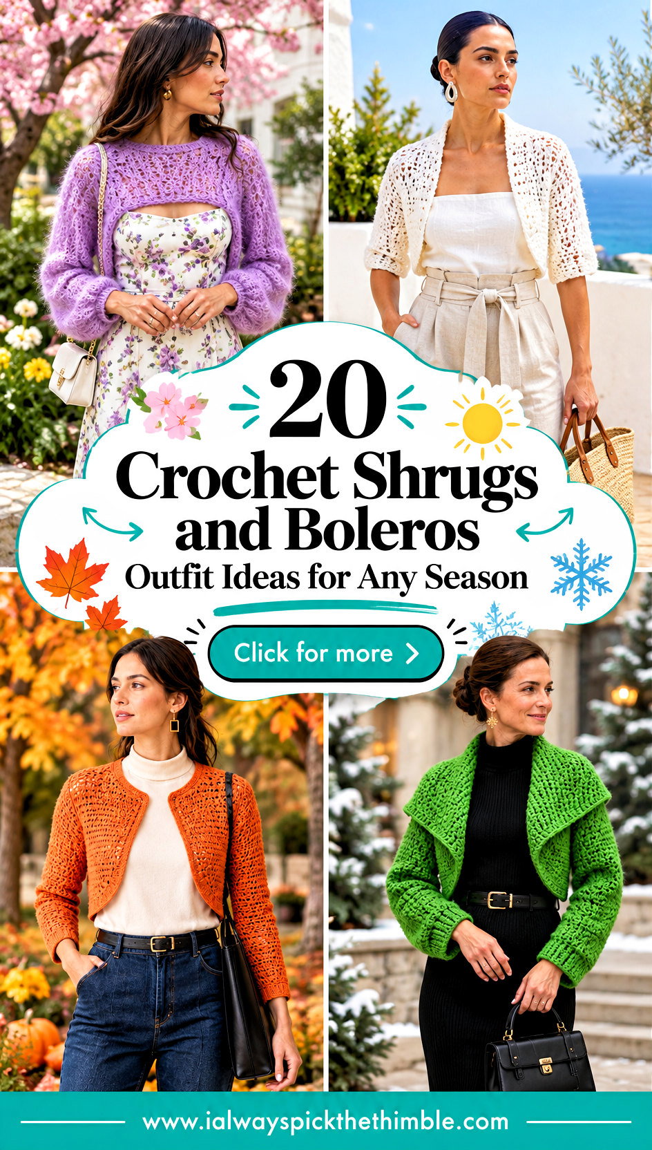 20 Crochet Shrugs and Boleros Outfit Ideas for Any Season - 20 Crochet Shrugs and Boleros Outfit Ideas for Any Season