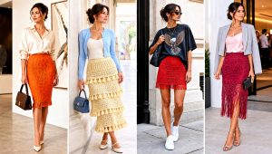 20 Crochet Skirt With Tassels Outfit Ideas for Festivals
