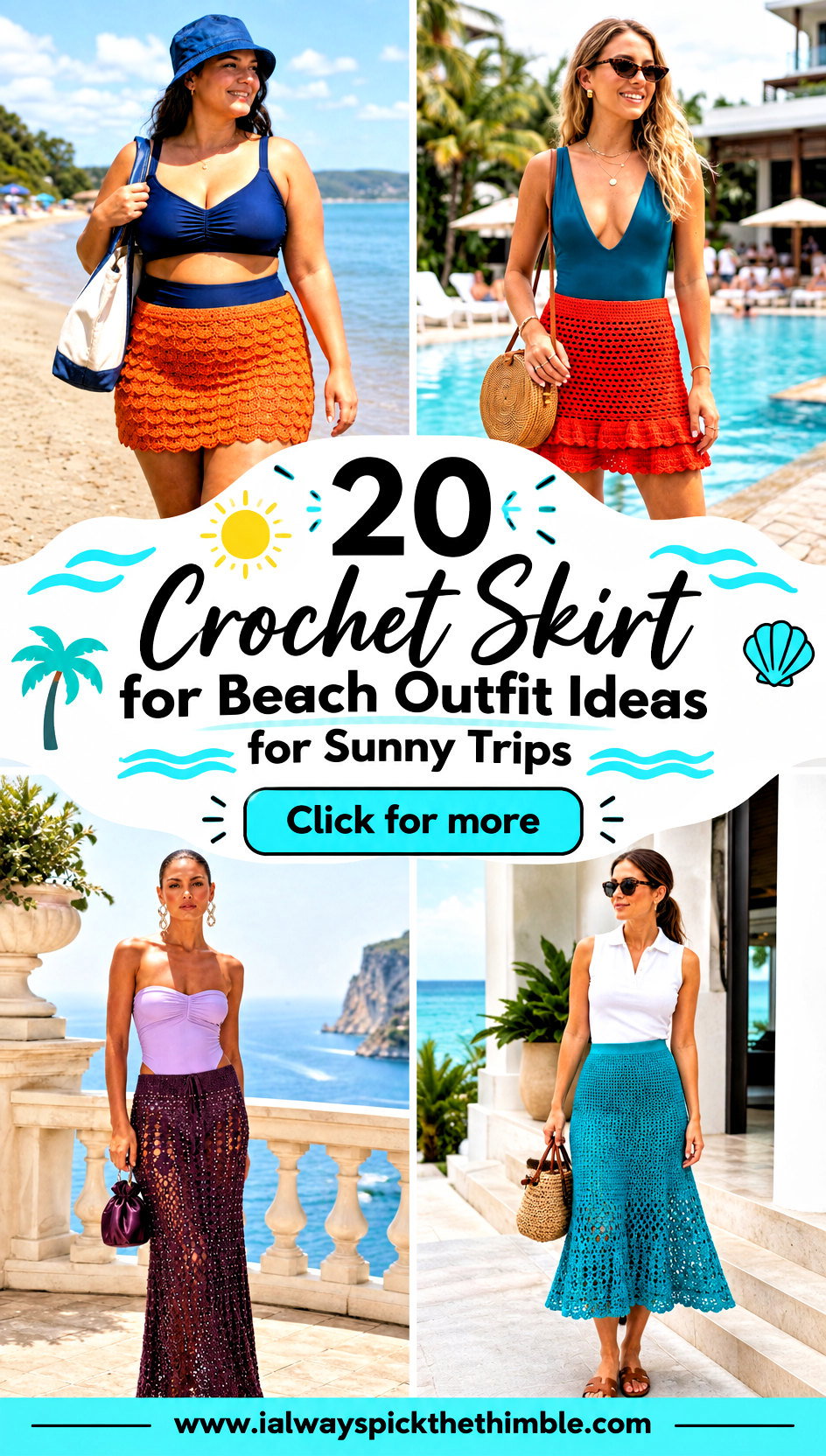 20 Crochet Skirt for Beach Outfit Ideas for Sunny Trips - 20 Crochet Skirt for Beach Outfit Ideas for Sunny Trips