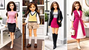 20 Crochet Small Doll Clothes and Outfit Ideas for Play