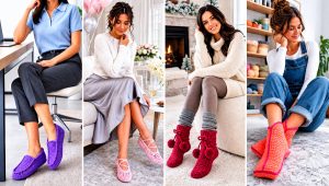20 Crochet Sock Slippers Outfit Ideas for At-Home Comfort