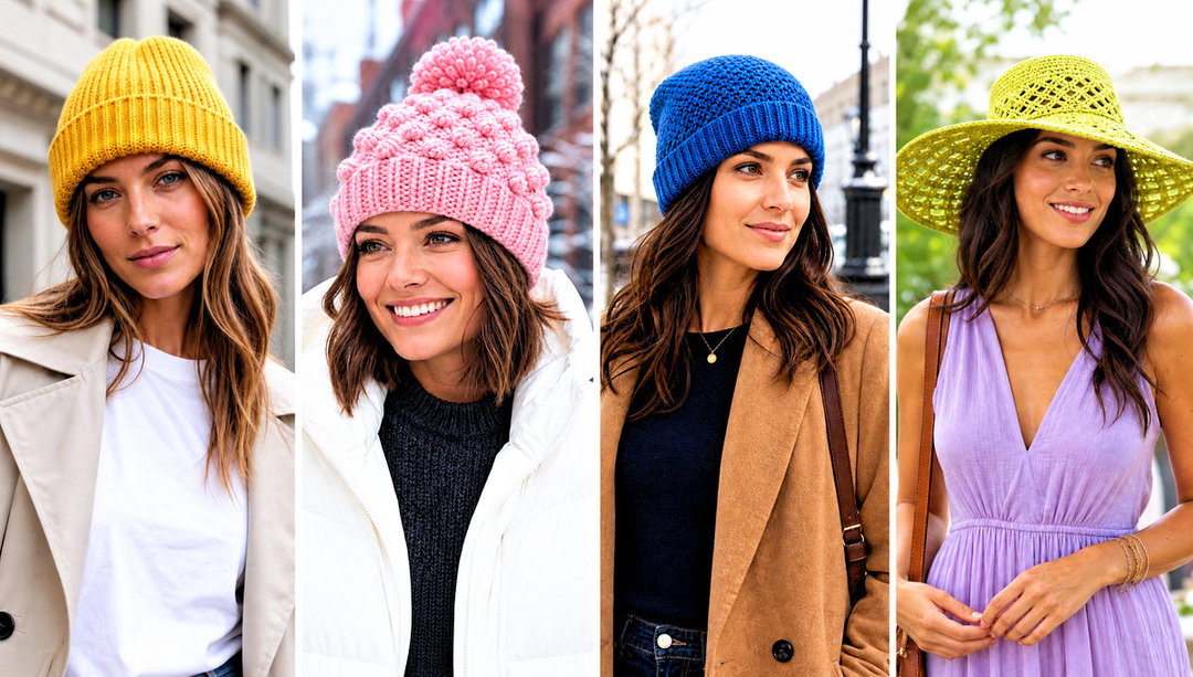 20 Crochet Stitch Hat Outfit Ideas for Everyday Wear