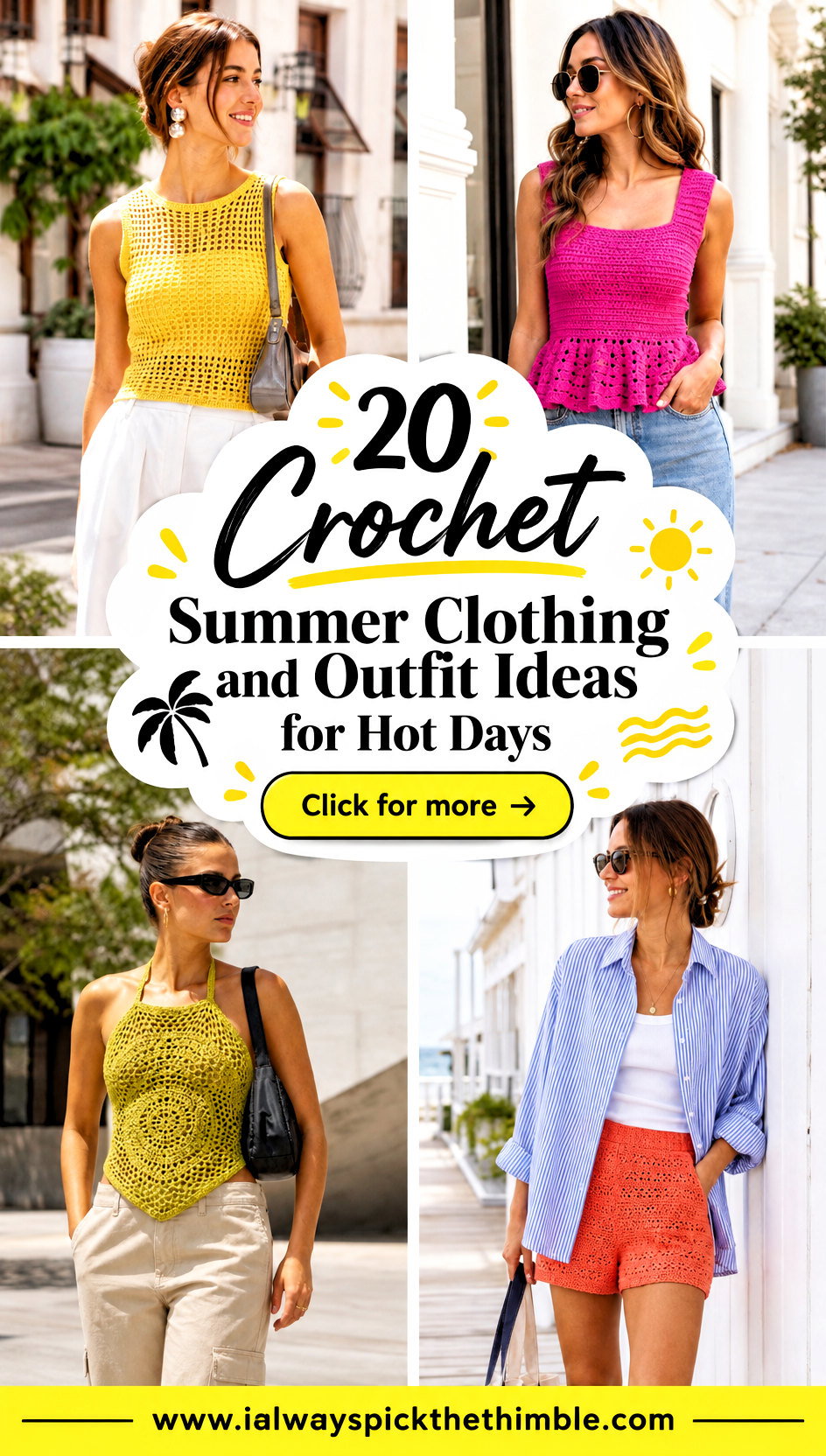 20 Crochet Summer Clothing and Outfit Ideas for Hot Days - 20 Crochet Summer Clothing and Outfit Ideas for Hot Days