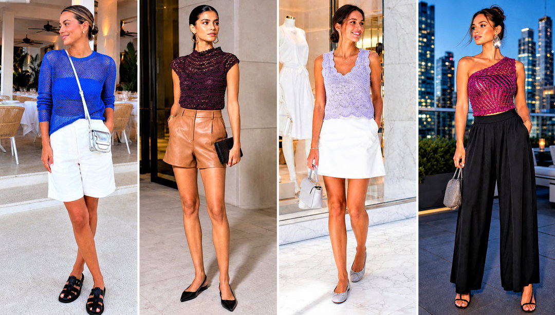 20 Crochet Summer Top for Women Outfit Ideas for City Days