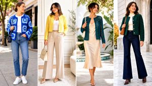 20 Crochet Sweater Jacket Outfit Ideas for Crisp Mornings