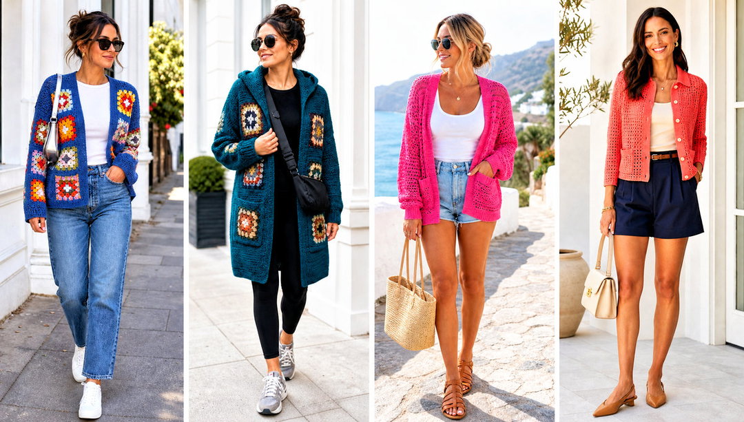 20 Crochet Sweater With Pockets Outfit Ideas for Fall