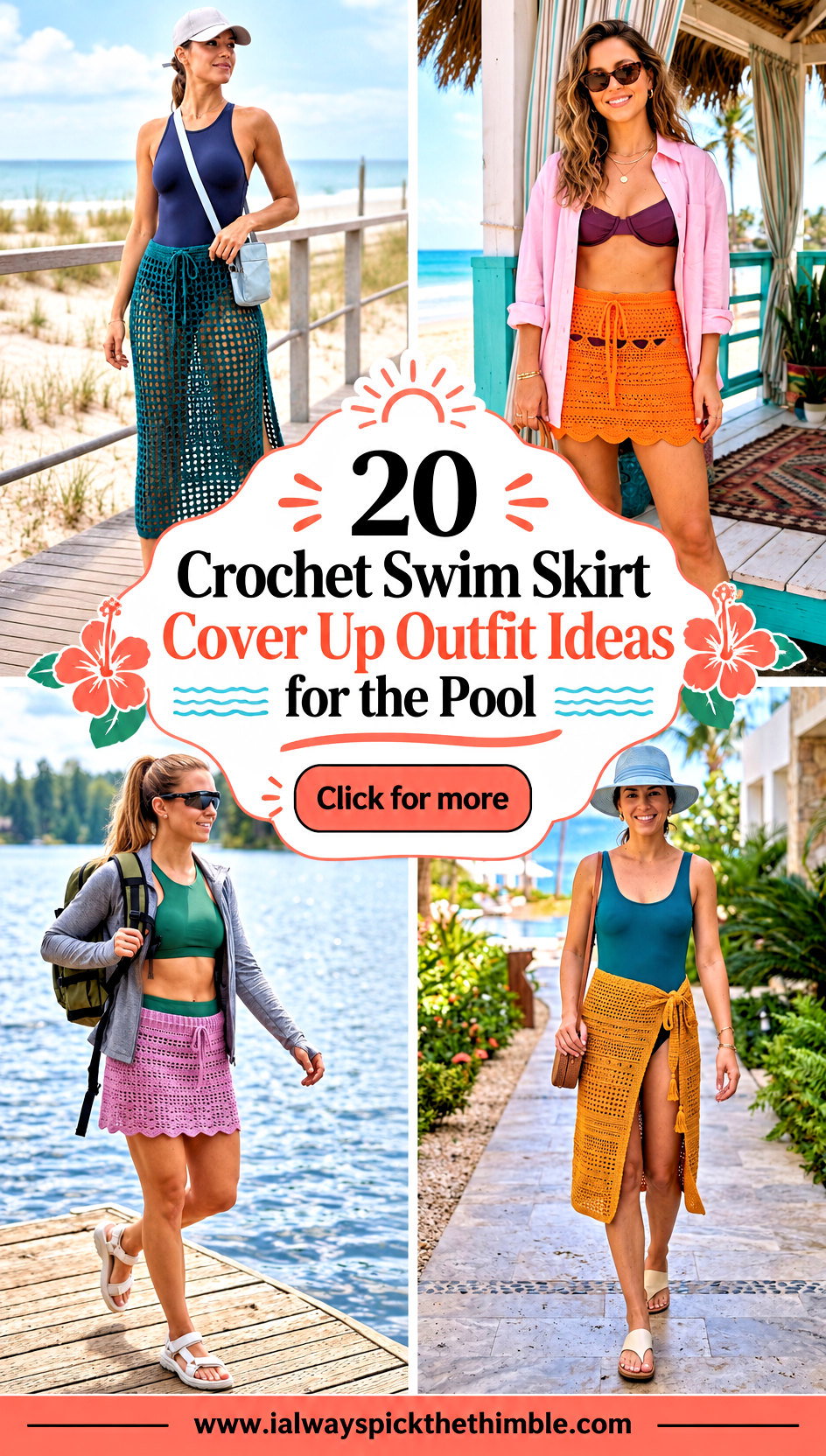 20 Crochet Swim Skirt Cover Up Outfit Ideas for the Pool - 20 Crochet Swim Skirt Cover Up Outfit Ideas for the Pool