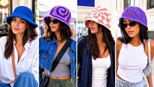 20 Crochet Swirl Hat Outfit Ideas With Playful Color