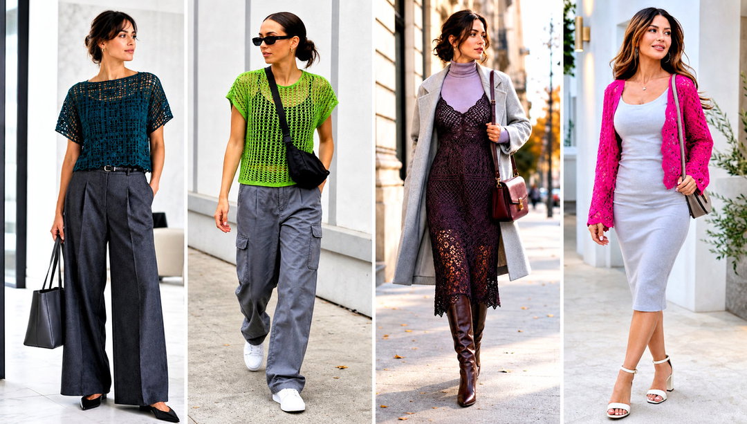 20 Crochet Thread Clothes and Outfit Ideas for Light Layers