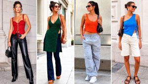 20 Crochet Tie Tank Top Outfit Ideas for Casual Days
