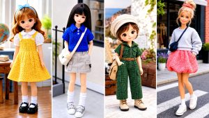 20 Crochet Tiny Doll Clothes and Outfit Ideas for Play