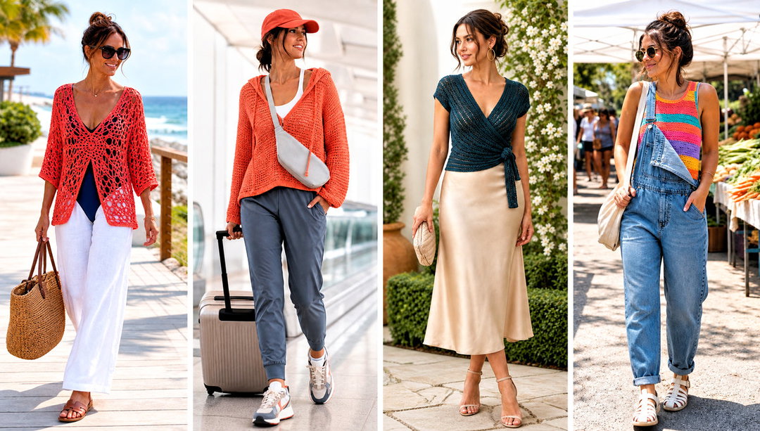 20 Crochet Top Outfit Ideas for Everyday Summer Wear