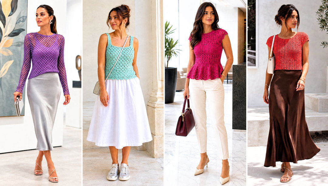 20 Crochet Top Outfit Summer Aesthetic Outfit Ideas
