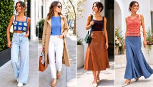 20 Crochet Top for Spring Outfit Ideas for Mild Days