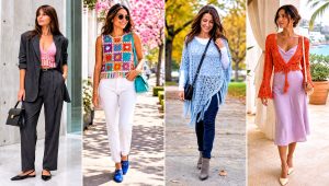 20 Crochet Top with Tassels Outfit Ideas for Boho Weekends
