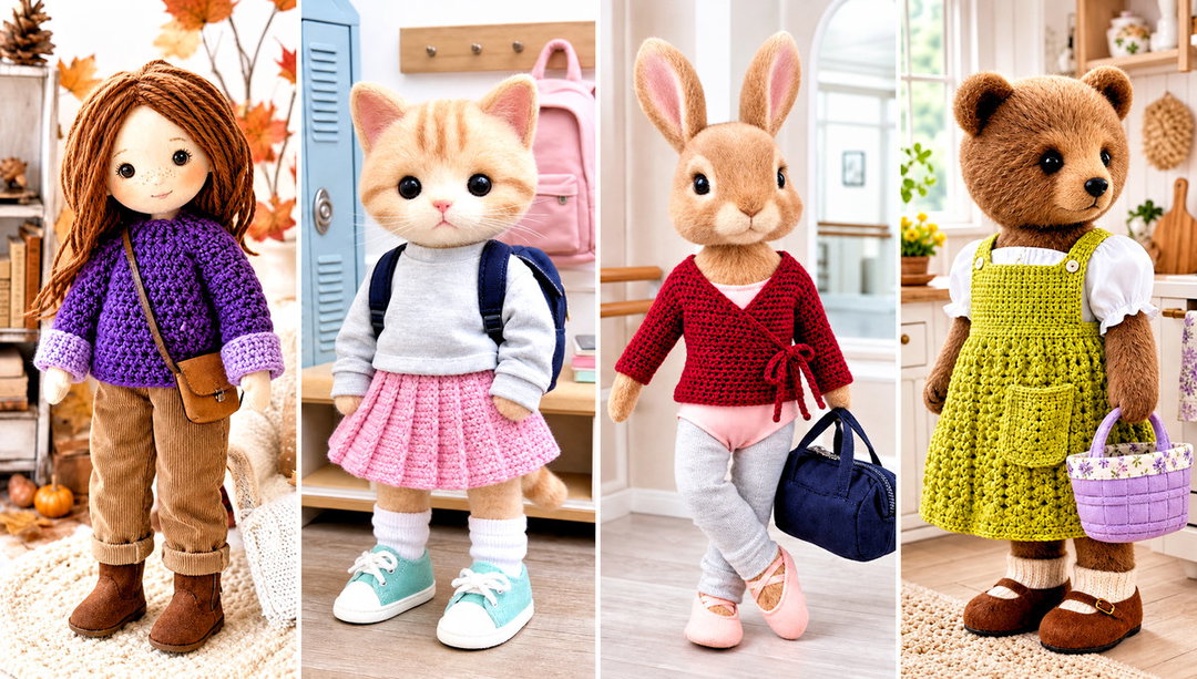 20 Crochet Toy Clothes and Outfit Ideas for Tiny Wardrobes