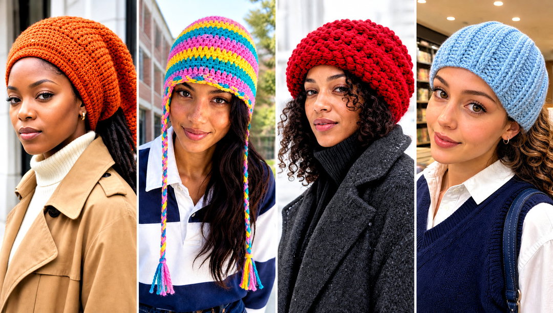 20 Crochet Tube Hat Outfit Ideas for Relaxed Weekend Looks
