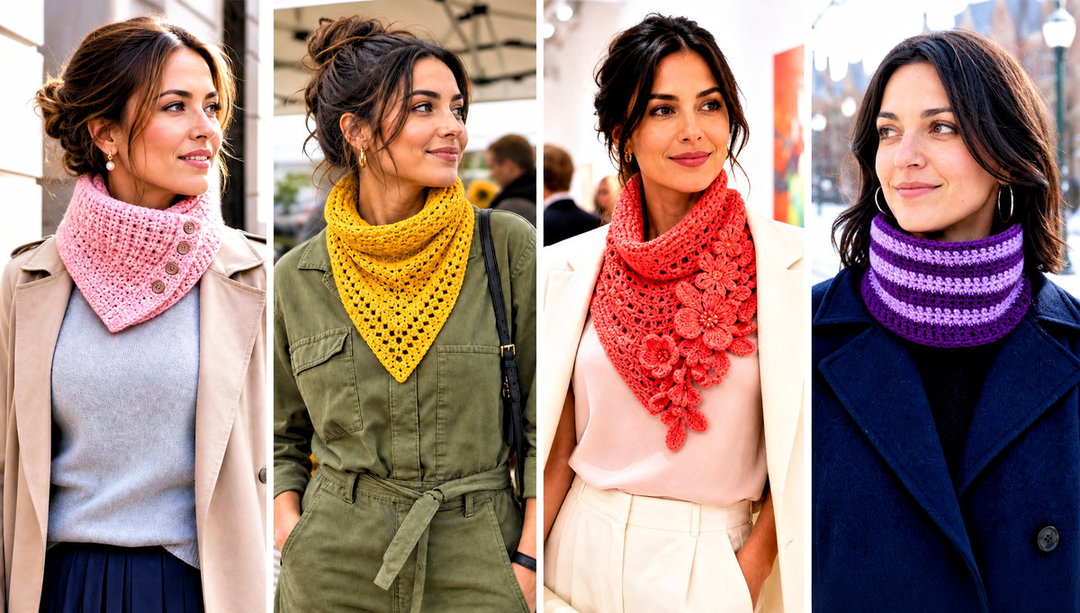 20 Crochet Turtleneck Cowl Outfit Ideas for Winter Walks