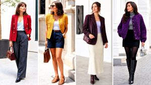 20 Crochet Tweed Jacket Outfit Ideas for Smart Casual Days
