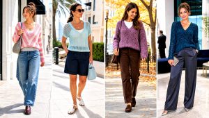 20 Crochet V-Neck Sweater Outfit Ideas for Easy Layers
