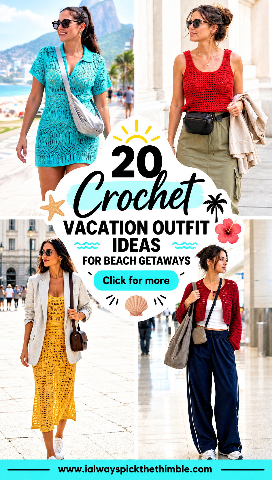 20 Crochet Vacation Outfit Ideas for Beach Getaways - 20 Crochet Vacation Outfit Ideas for Beach Getaways