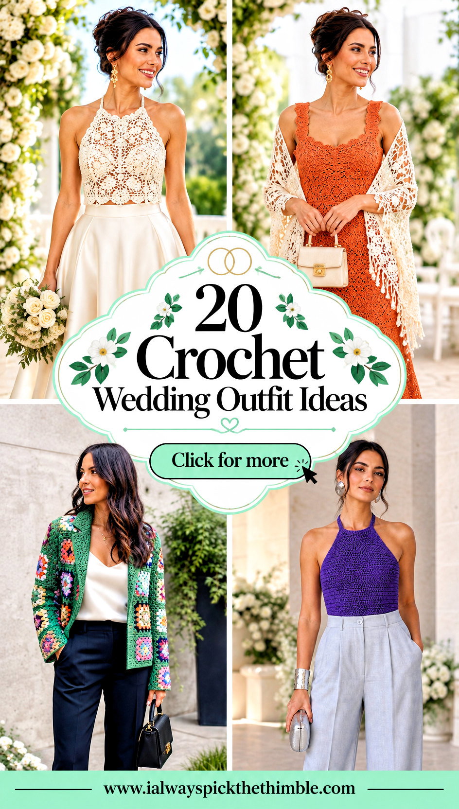 20 Crochet Wedding Outfit Ideas for a Handmade Touch - 20 Crochet Wedding Outfit Ideas for a Handmade Touch