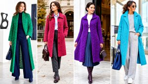 20 Crochet Winter Coat Outfit Ideas for Cold Weather