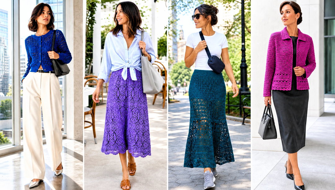 20 Crochet Womens Clothes and Outfit Ideas for Boho Style