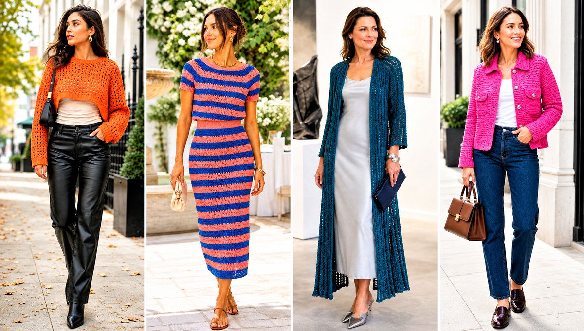 20 Crochet Womens Clothes and Outfit Ideas for Casual Days