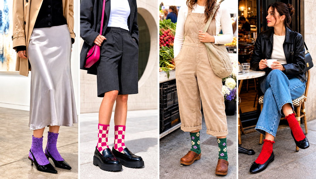 20 Crochet Wool Socks Outfit Ideas for Winter Boots