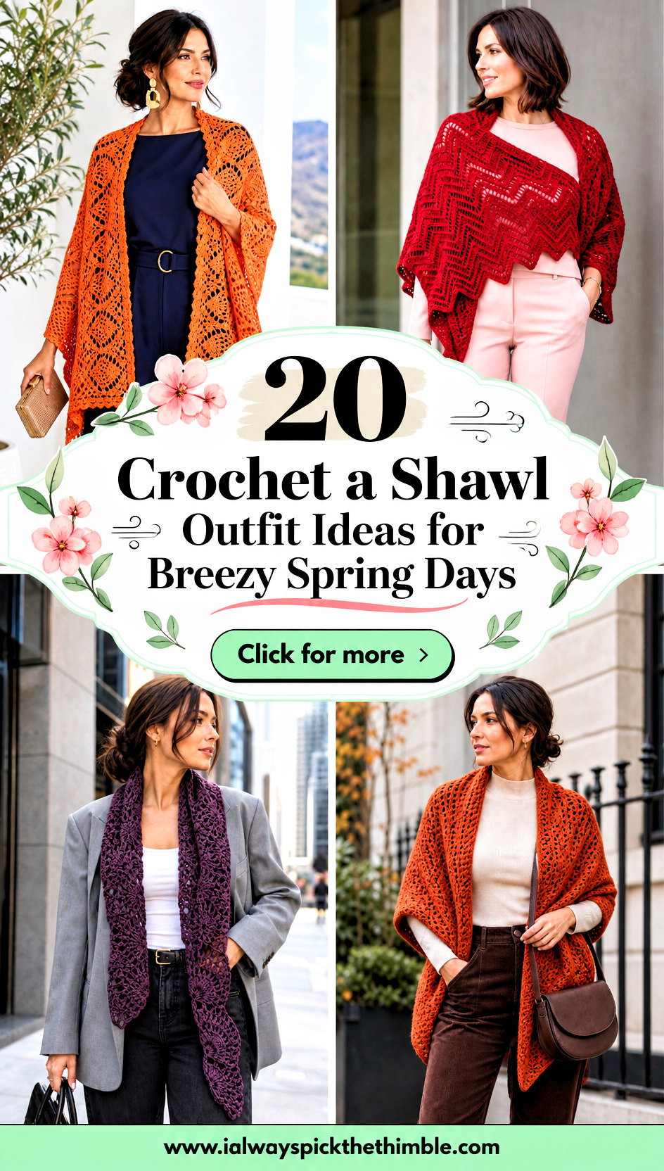 20 Crochet a Shawl Outfit Ideas for Breezy Spring Days - 20 Crochet a Shawl Outfit Ideas for Breezy Spring Days