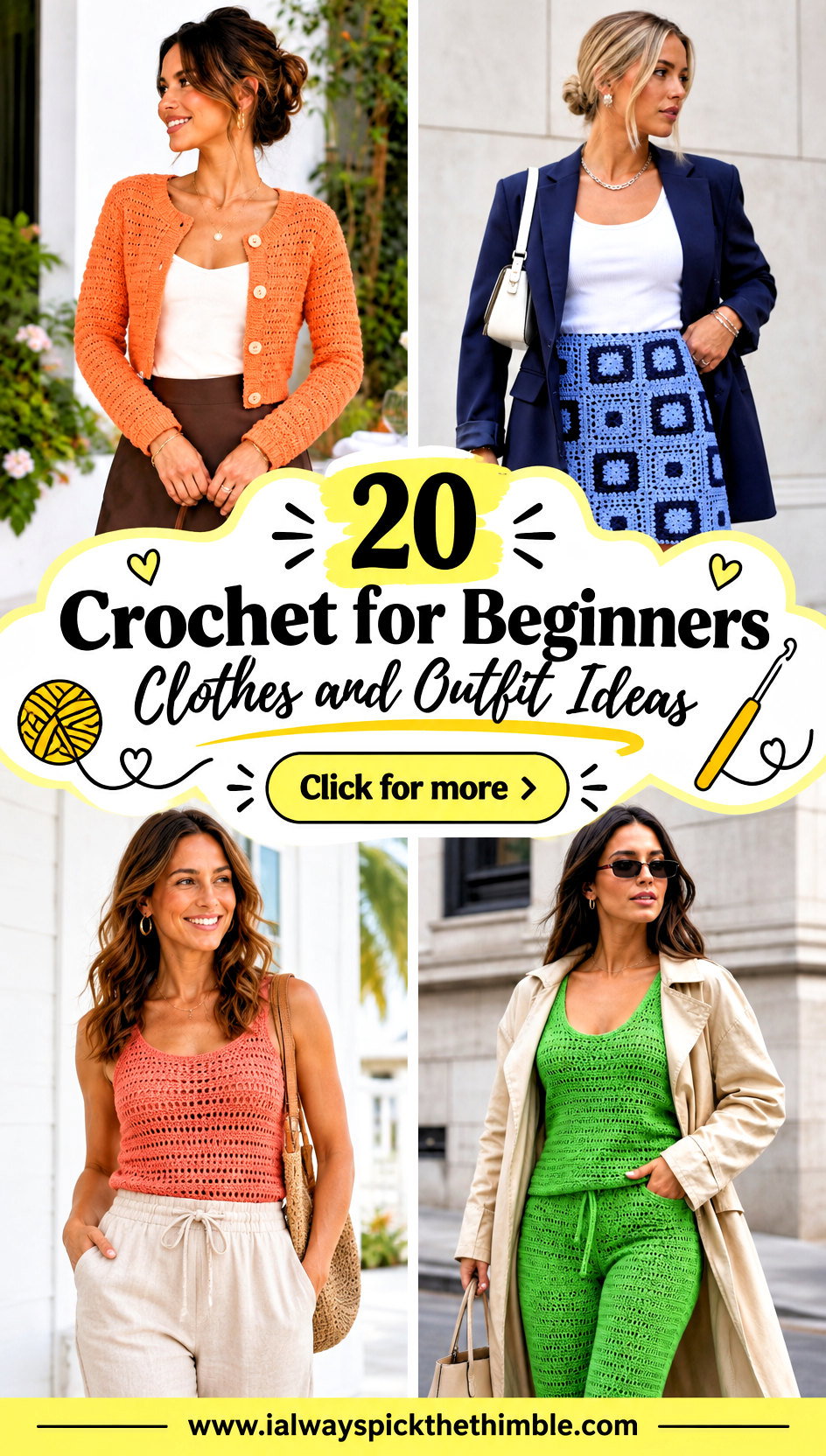 20 Crochet for Beginners Clothes and Outfit Ideas to Try - 20 Crochet for Beginners Clothes and Outfit Ideas to Try