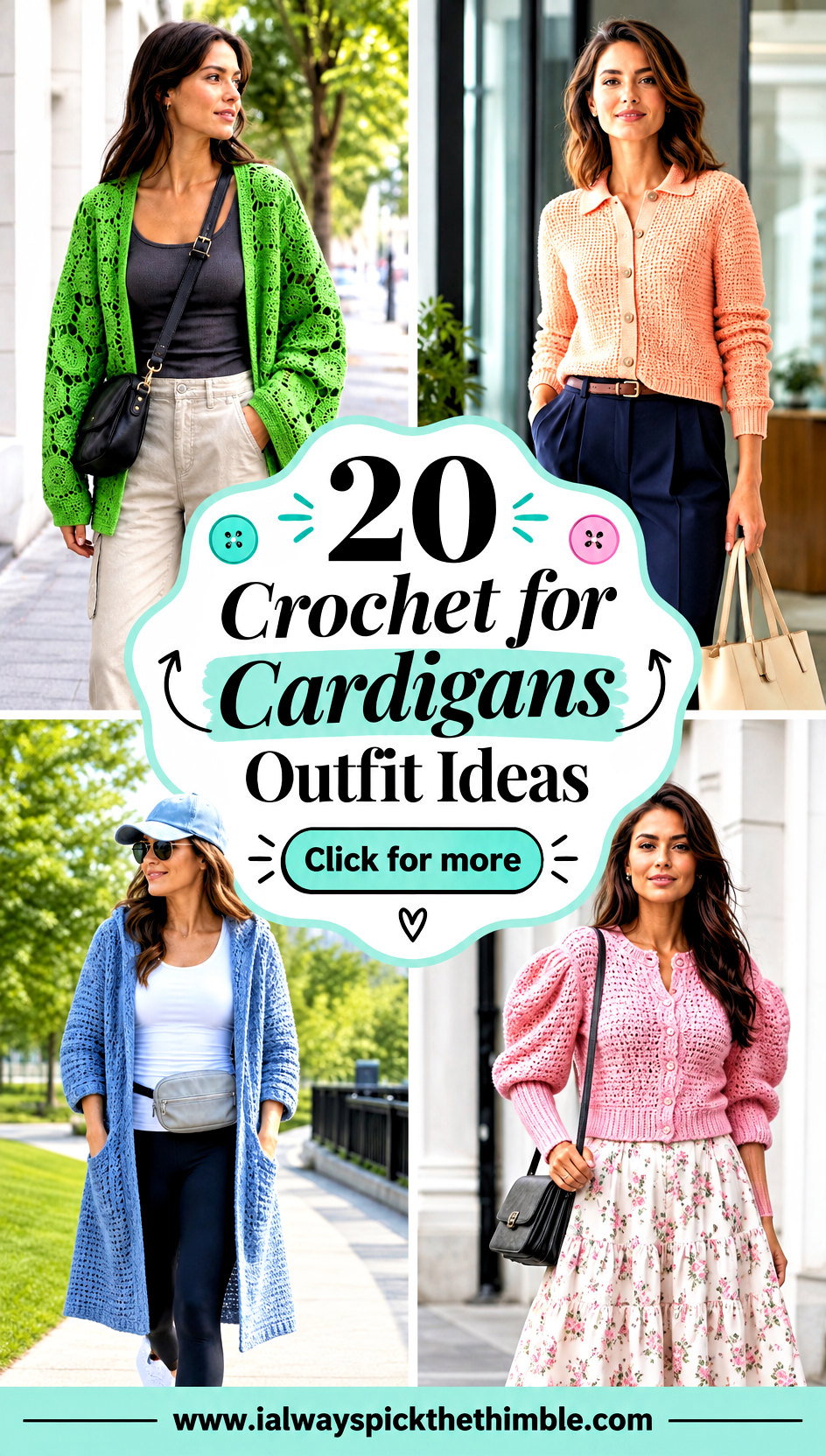 20 Crochet for Cardigans Outfit Ideas for Everyday Wear - 20 Crochet for Cardigans Outfit Ideas for Everyday Wear