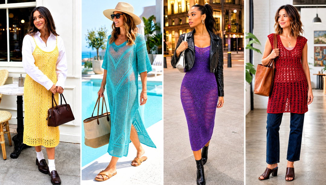 20 Crochet for Dresses Outfit Ideas for Summer Occasions