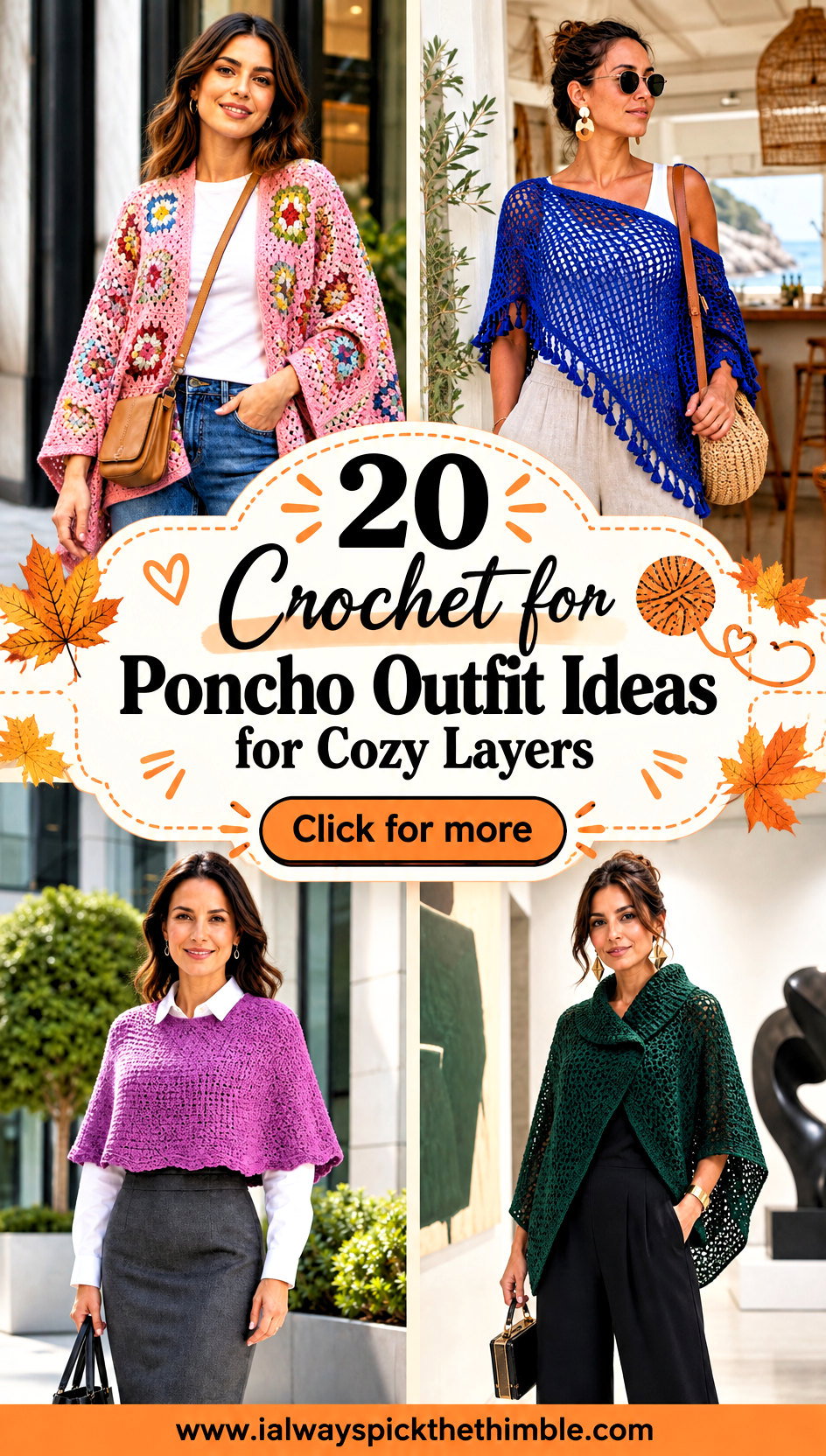 20 Crochet for Poncho Outfit Ideas for Cozy Layers - 20 Crochet for Poncho Outfit Ideas for Cozy Layers