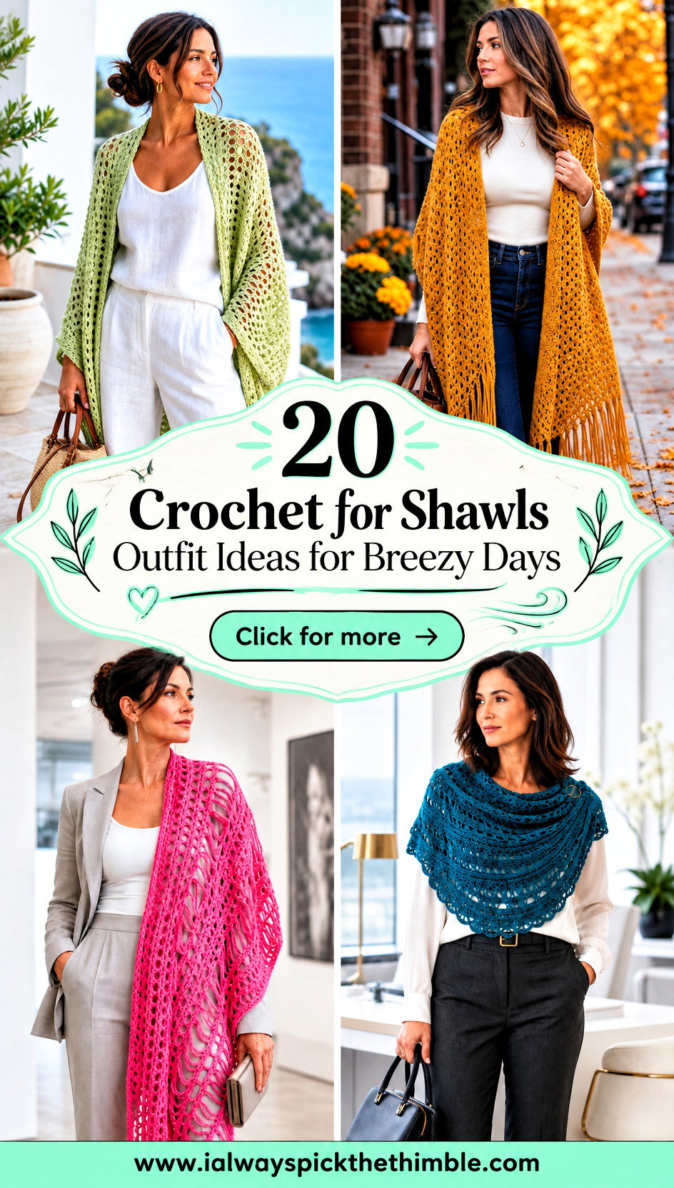 20 Crochet for Shawls Outfit Ideas for Breezy Days - 20 Crochet for Shawls Outfit Ideas for Breezy Days
